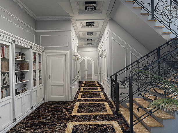istock 3D illustration of a hall in classic style 485494994