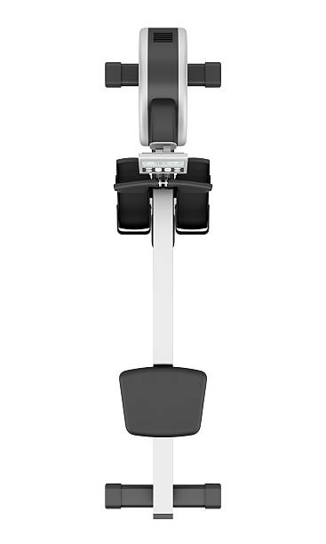 istock top view of gym rowing machine isolated on white background 485497520