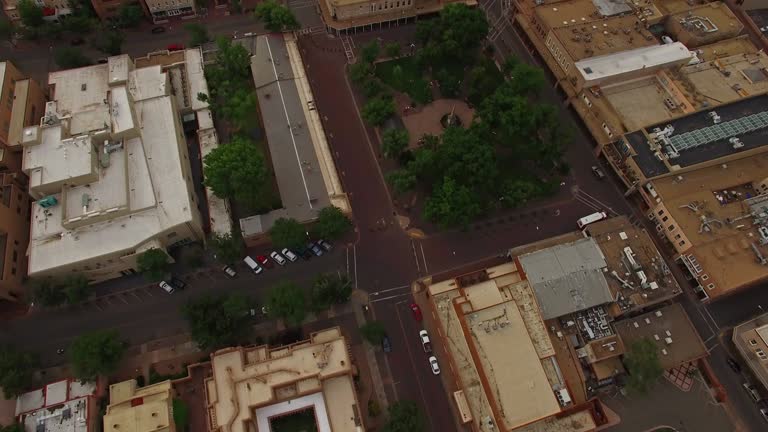 Aerial New Mexico Santa Fe