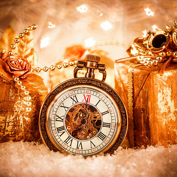 istock Christmas pocket watch 485497942