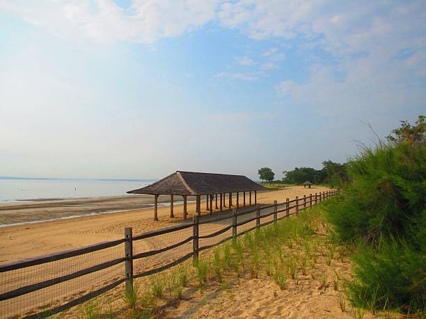 Beach Scene, Tod's Point, Old Greenwich, CT