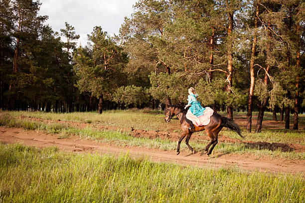 istock Horsewoman riding. 485499820