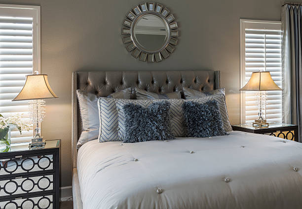 istock King-size Bed in Master Bedroom of Upscale Home 485503119