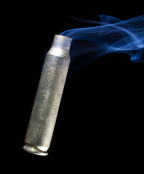 istock Ammunition that was shot and smoking 485504954