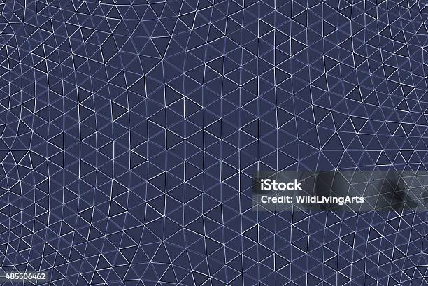 Geodesic Abstract Pattern Monochrome Blue White Technology Futuristic Connection Background Stock Photo - Download Image Now