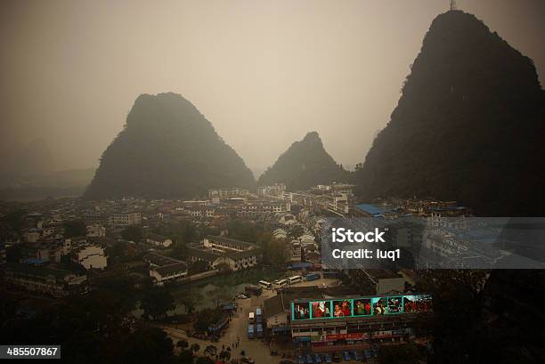 Yu Long River Landscape In Yangshuo Guilin Guanxi Province China Stock Photo - Download Image Now