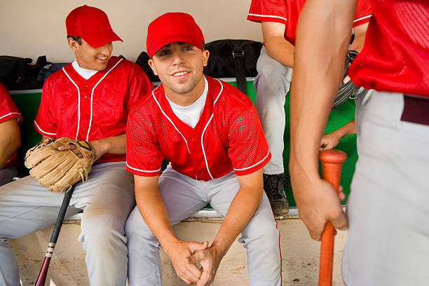 istock Players in Dugout 485509571