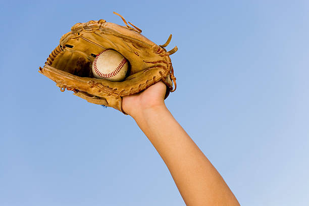 istock Baseball Caught in Glove 485509577