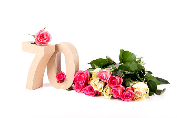 istock Age in figures on a bed of roses 485509971