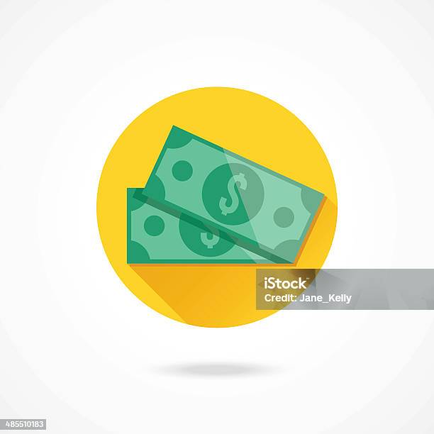 Vector Pair Of Dollar Bills Icon Stock Illustration - Download Image Now - Banking, Business, Business Finance and Industry