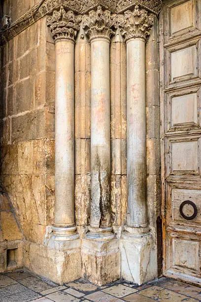 Photo of Old streets, stone houses and church in  town of Kotor