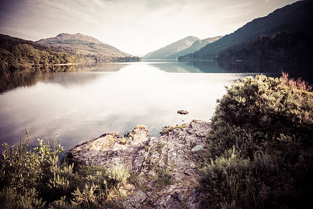 istock View Along Loch Eck in Scotland 485510704