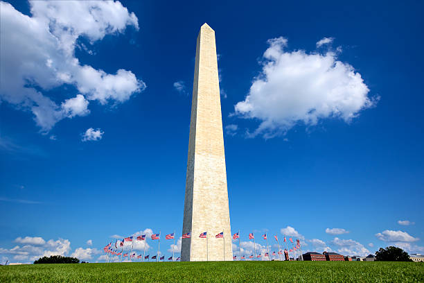 Washington Monument Washington Monument in Washington DC, United States national monument stock pictures, royalty-free photos & images