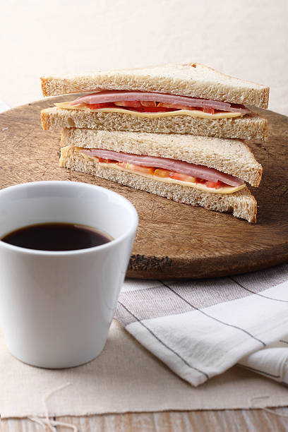 istock sandwich with ham, cheese and tomato 485510972