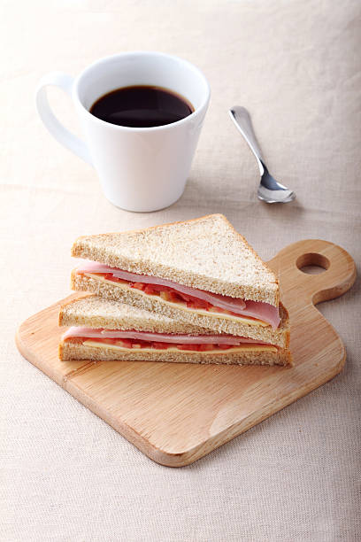istock sandwich with ham, cheese and tomato 485512970