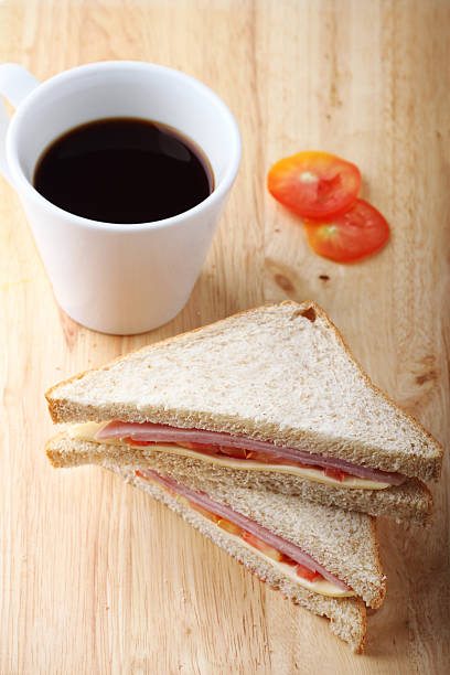 istock sandwich with ham, cheese and tomato 485512972
