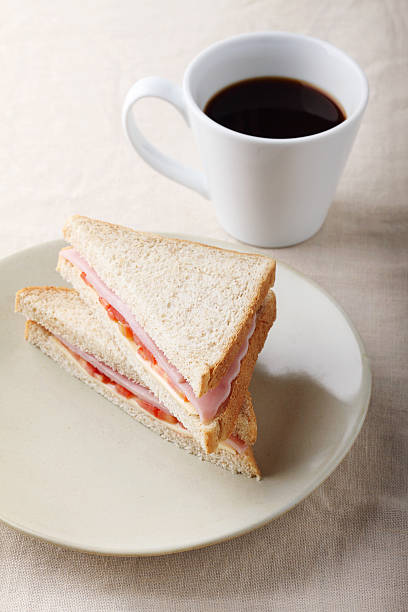 istock sandwich with ham, cheese and tomato 485512978