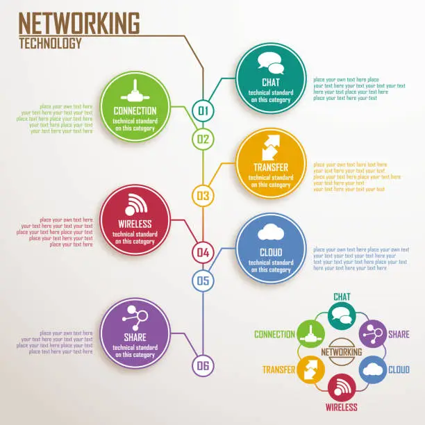 Vector illustration of Station concept infographic templates