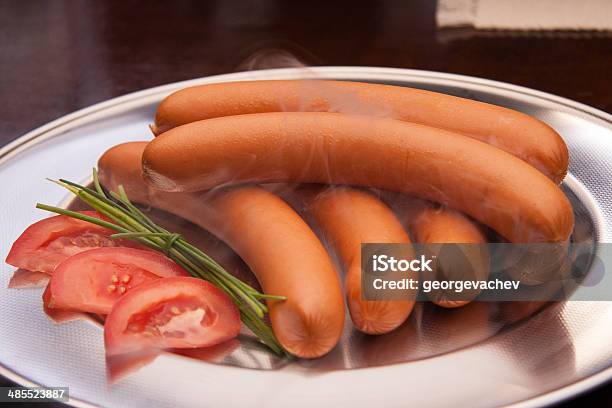 Frankfurters Stock Photo - Download Image Now - Horizontal, Hot Dog, No People