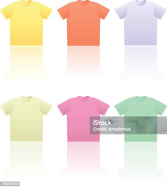 Tshirts Stock Illustration - Download Image Now - Arts Culture and Entertainment, Casual Clothing, Clothing