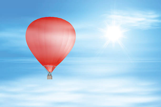 ilustrações de stock, clip art, desenhos animados e ícones de ar do balão no céu - air nature high up pattern