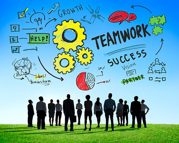 istock Teamwork Team Together Collaboration Business Aspiration Goals C 485526722