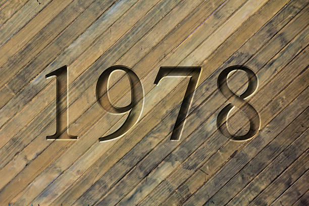 istock Engraved Historical Year 1978 485530386