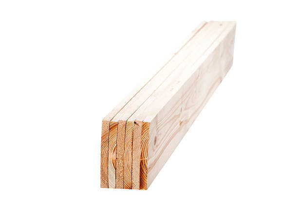 istock Stacks of wooden timber planks 485530554