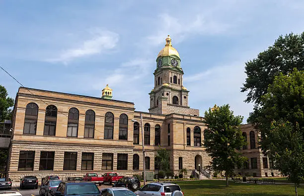 The Cabell County Courthouse in Huntington, West Virginia was built in 1899.