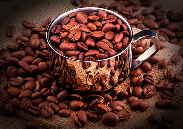 istock cup of Coffee with beans 485537653