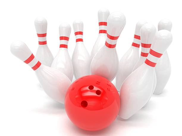 istock Bowling ball and skittles 485539990