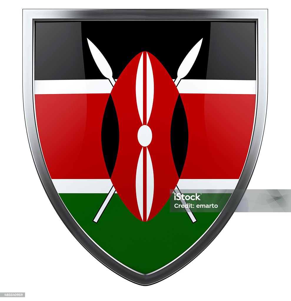 Kenya flag Kenya national flag design element. Army Stock Photo