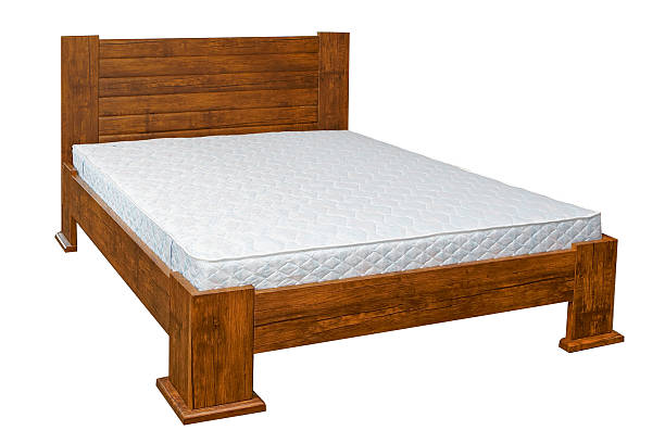 istock vintage wooden bed 485542411