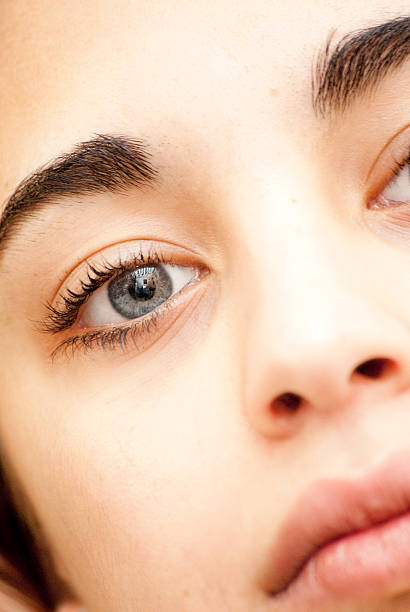 istock Beautiful girl with blue eyes 485542563