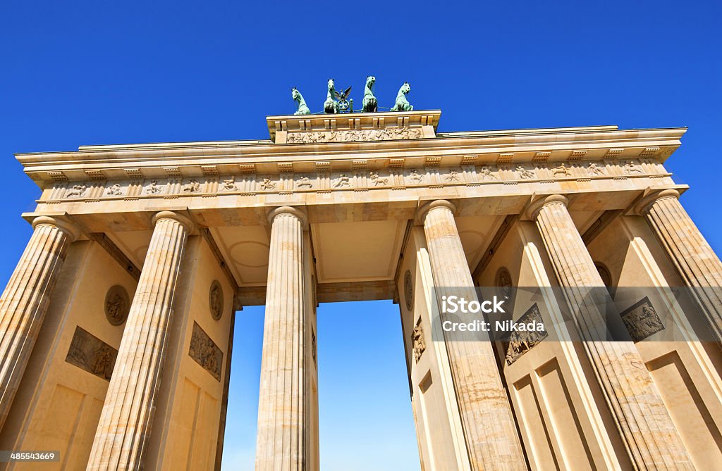 Brandenburg Gate, Berlin Brandenburg Gate in Berlin, Germany Architectural Column Stock Photo