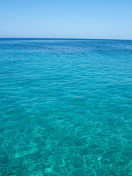 istock Clear azure sea near Crete coast, Greece 485545370