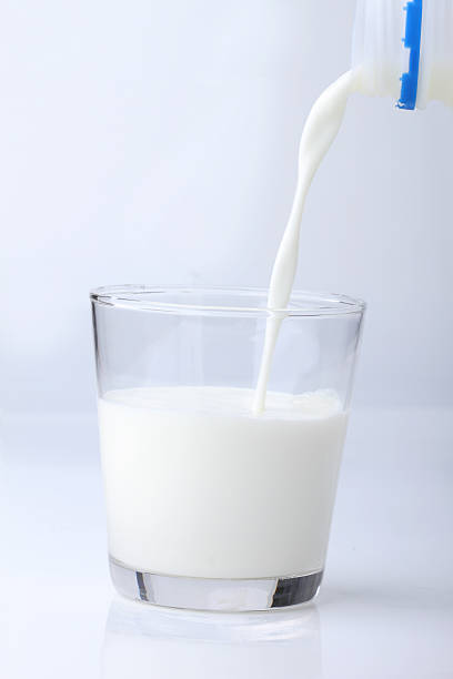 istock glass of milk on white background 485545422