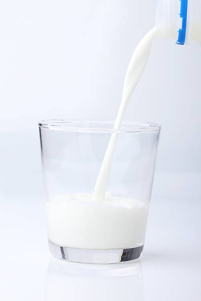 istock glass of milk on white background 485545424