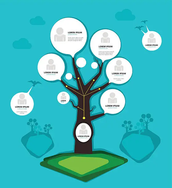 Tree Chart Vector Free family tree chart Vector Images & Graphics | FreeImages