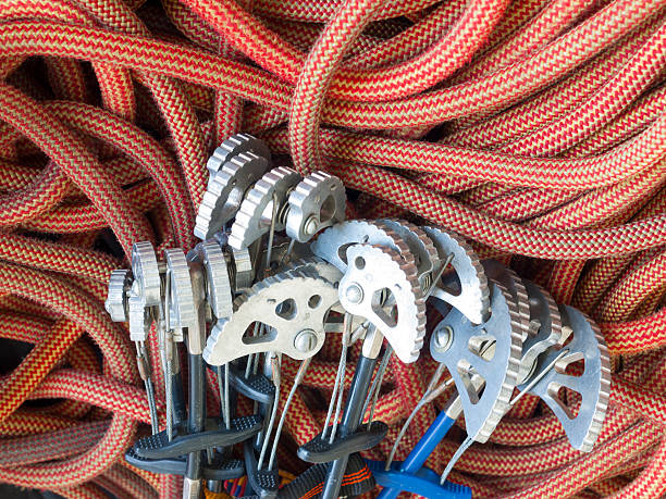 istock Camelot lies on the ropes for mountaineering. 485554954