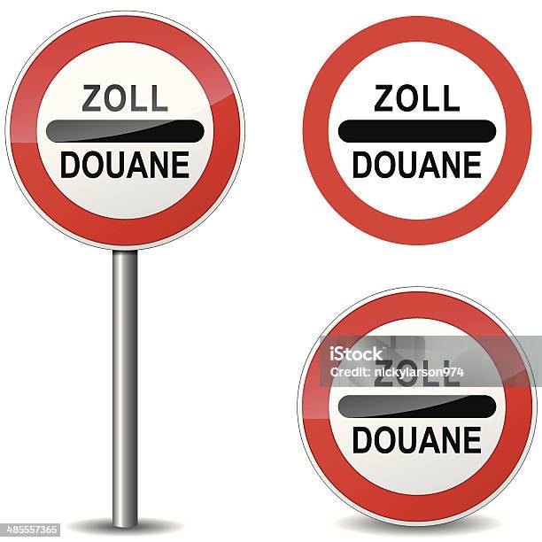 Vecteur De Douane Vecteurs libres de droits et plus d'images vectorielles de Officier des douanes - Officier des douanes, Signalisation, Tarif douanier