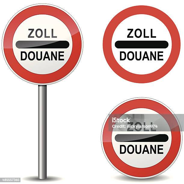 Vector Douane Sign Stock Illustration - Download Image Now - Customs ...
