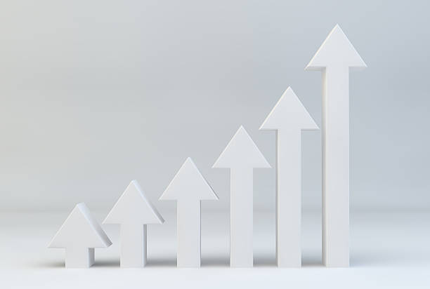 istock arrows in a line getting taller to symbolise growth 485558947