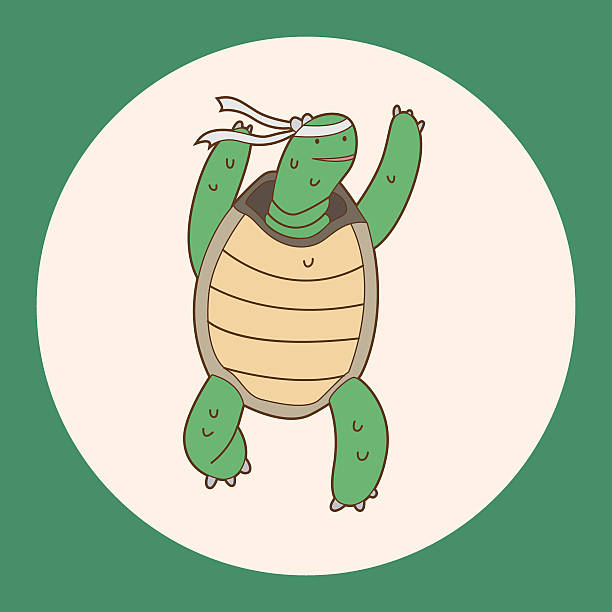 illustrations, cliparts, dessins animés et icônes de tortue et le lièvre thème éléments - the hare and the tortoise