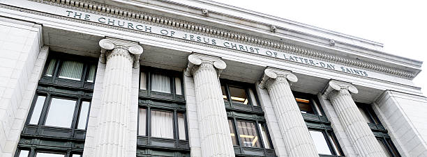 istock Historic Latter-Day Saints Church Administration Building 485559685