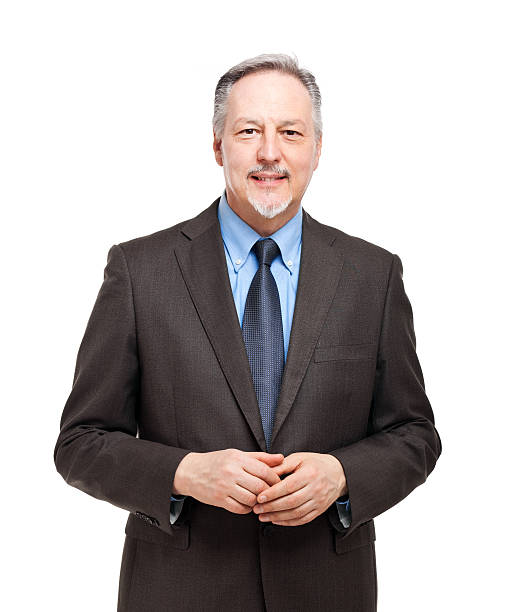 istock Senior businessman portrait 485560317