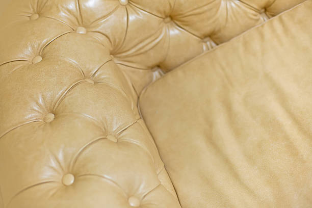 istock close up leathers texture of Sofa retro 485560586