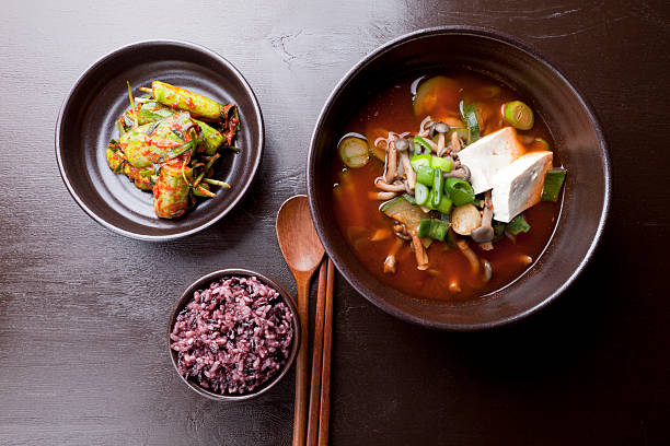 Korean food Korean food banchan stock pictures, royalty-free photos & images