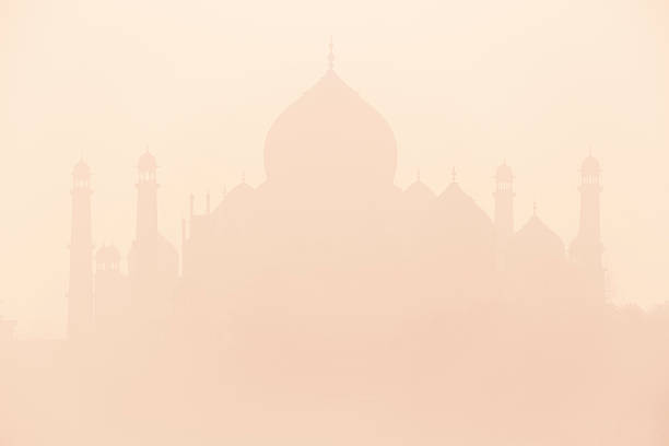Low contrast and high key image of Taj Mahal, Agra, India