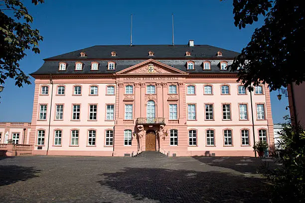 Landtag Rheinland-Pfalz - State parliament building of Rhineland-Palatinate at Mainz, Germany